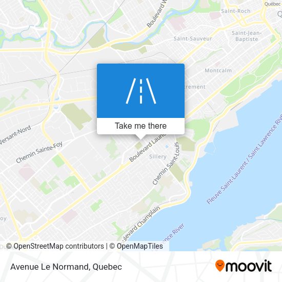 Avenue Le Normand map