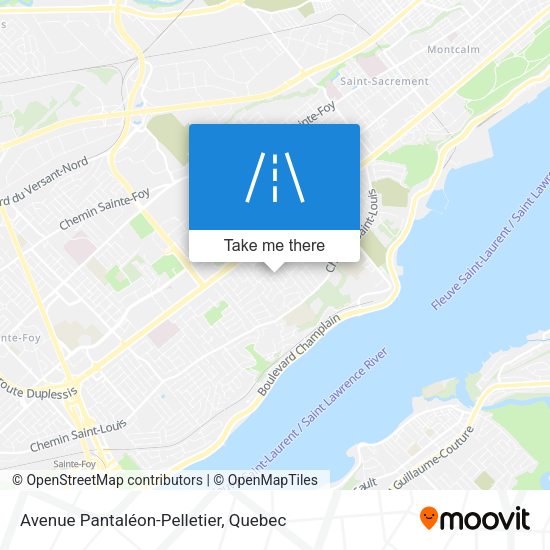 Avenue Pantaléon-Pelletier map
