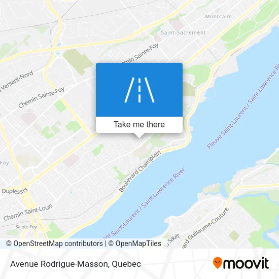Avenue Rodrigue-Masson map