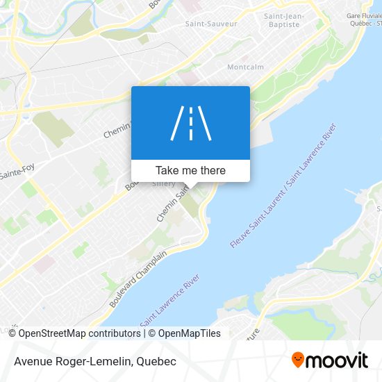 Avenue Roger-Lemelin map