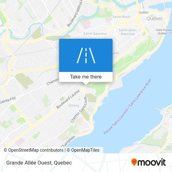 Grande Allée Ouest map