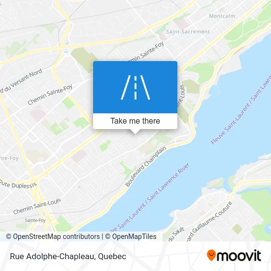 Rue Adolphe-Chapleau map