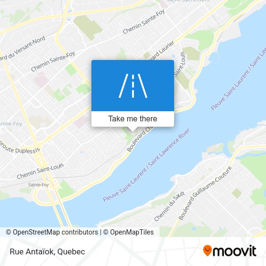 Rue Antaïok map