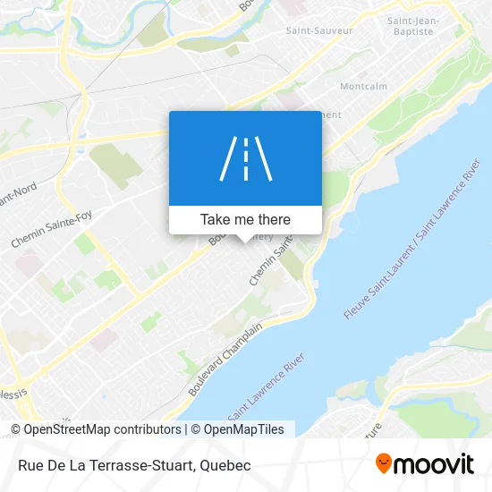 Rue De La Terrasse-Stuart map