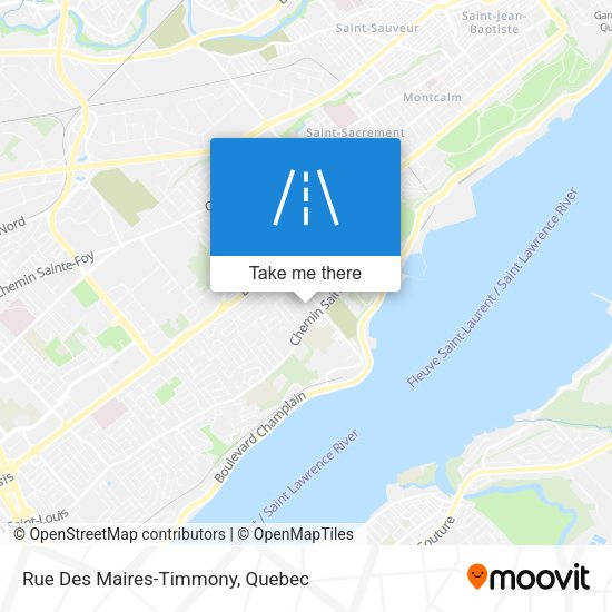 Rue Des Maires-Timmony map