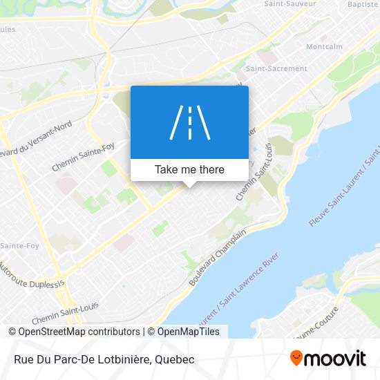 Rue Du Parc-De Lotbinière map