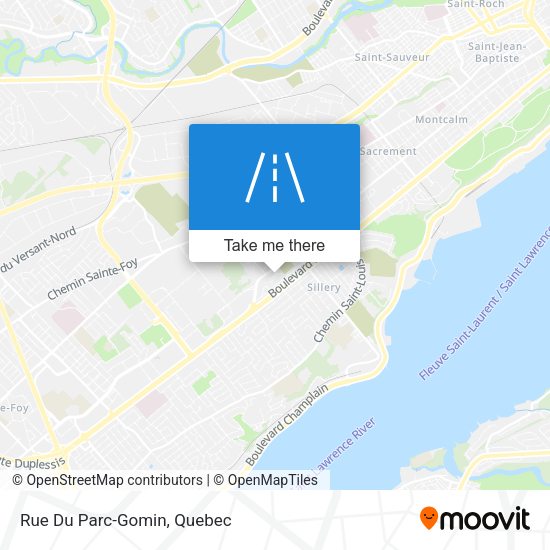 Rue Du Parc-Gomin map