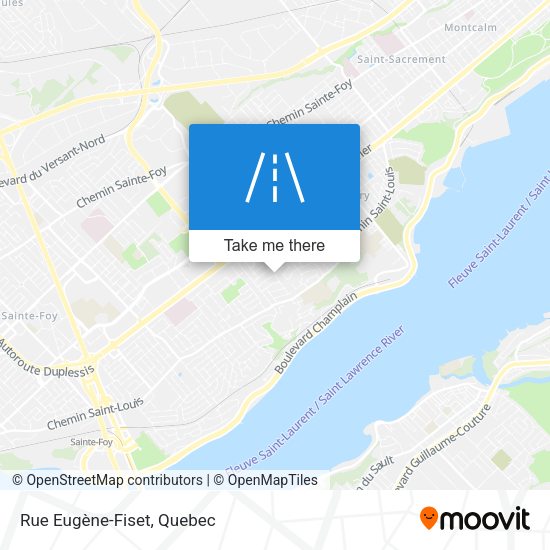 Rue Eugène-Fiset map