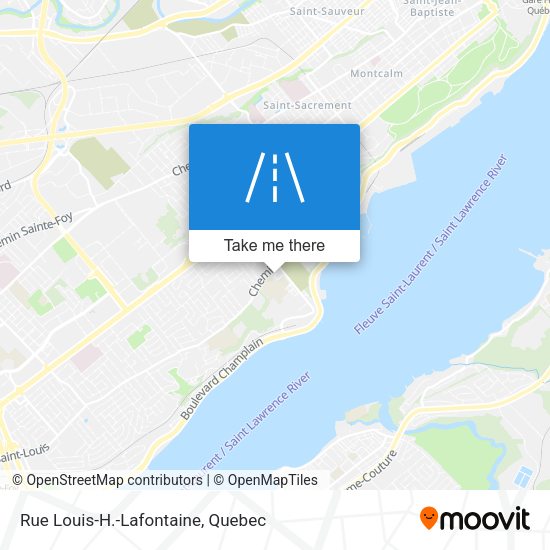 Rue Louis-H.-Lafontaine map