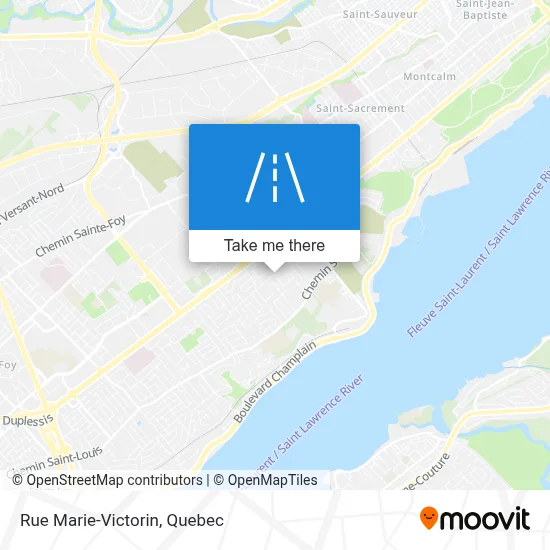 Rue Marie-Victorin map