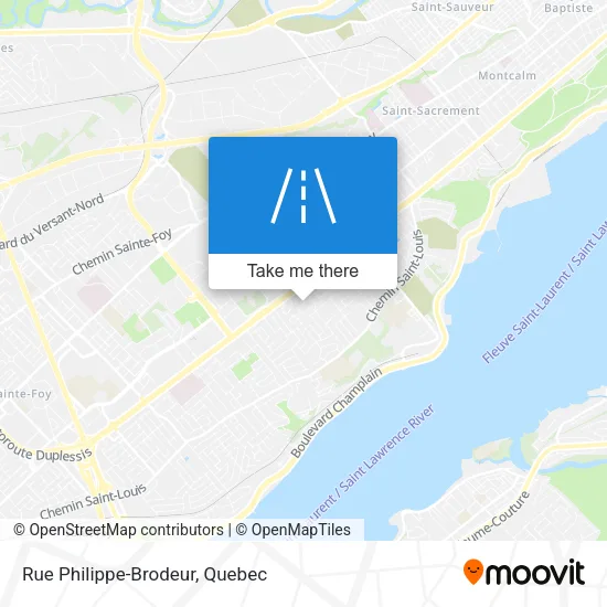 Rue Philippe-Brodeur map