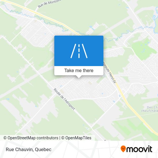 Rue Chauvin map