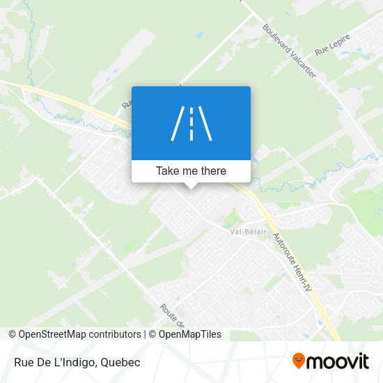 Rue De L'Indigo map
