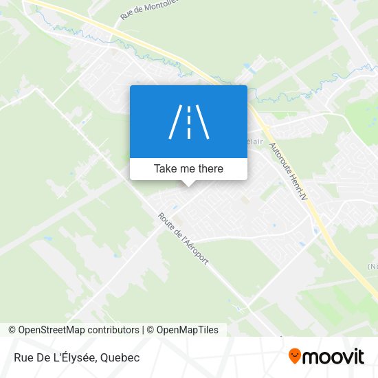 Rue De L'Élysée map