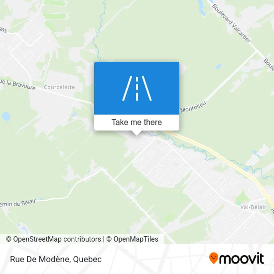 Rue De Modène map