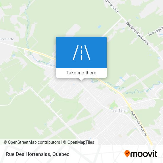 Rue Des Hortensias map