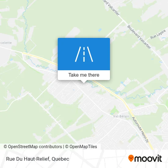 Rue Du Haut-Relief map