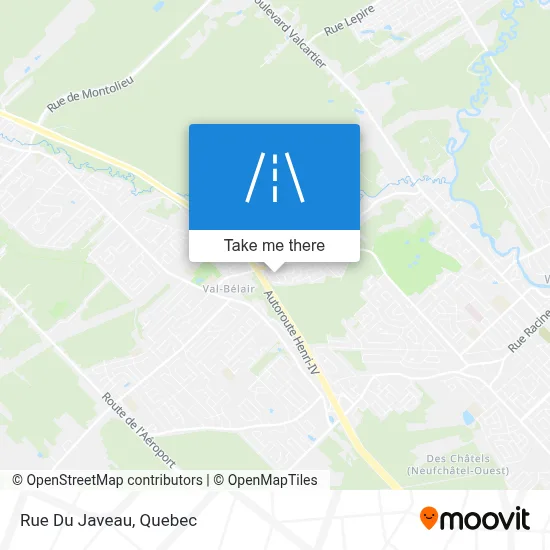 Rue Du Javeau map