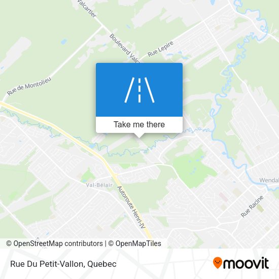 Rue Du Petit-Vallon map