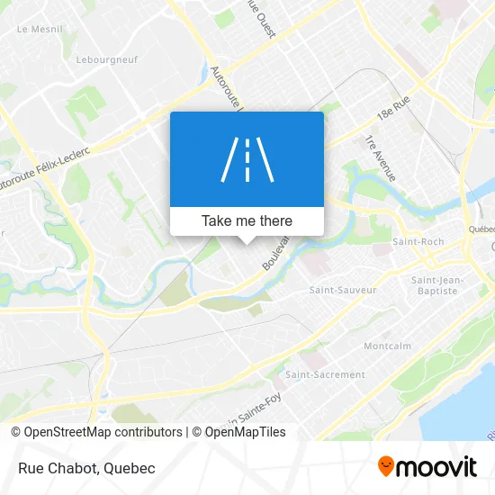 Rue Chabot map