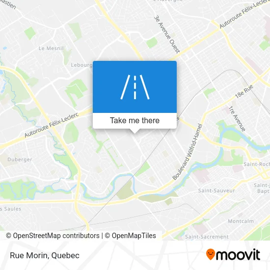 Rue Morin map