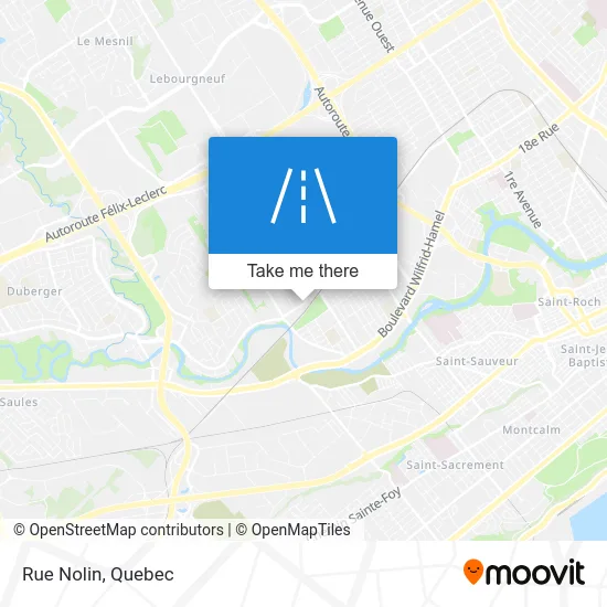 Rue Nolin map
