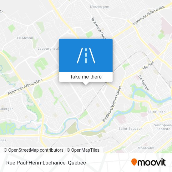Rue Paul-Henri-Lachance map