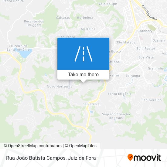 Rua João Batista Campos map