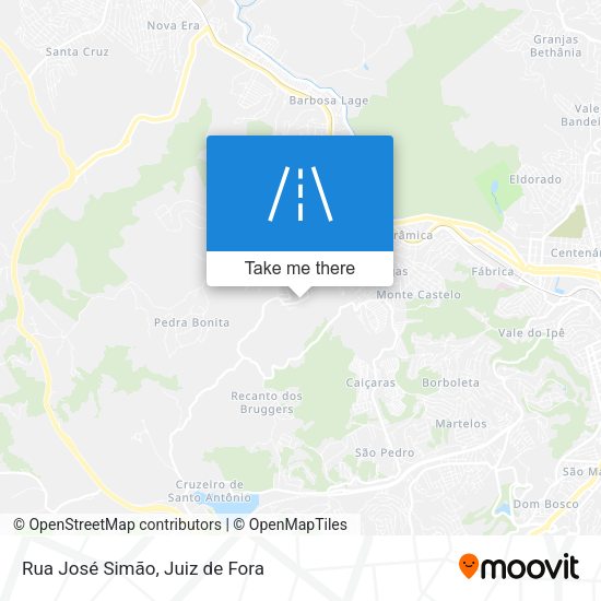 Rua José Simão map