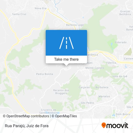 Rua Parajú map
