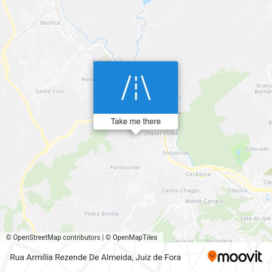 Rua Armília Rezende De Almeida map