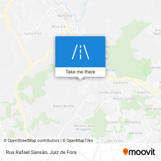 Rua Rafael Sansão map