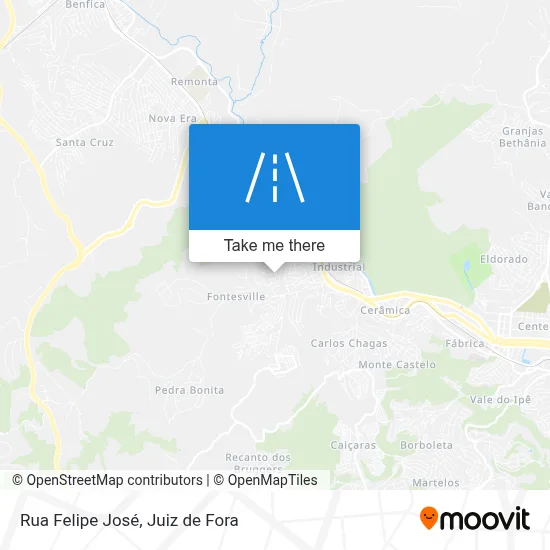 Rua Felipe José map