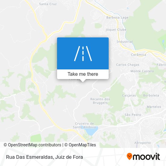 Rua Das Esmeraldas map
