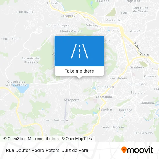 Rua Doutor Pedro Peters map