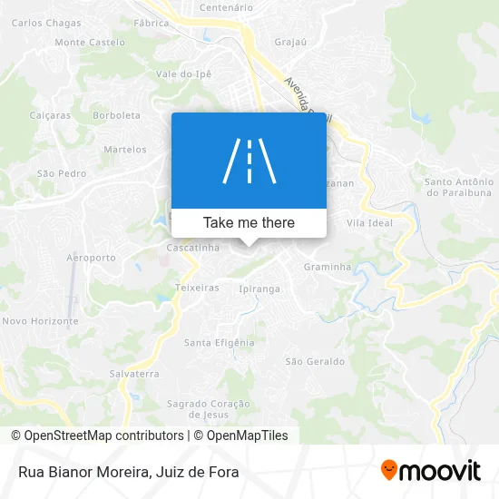 Rua Bianor Moreira map