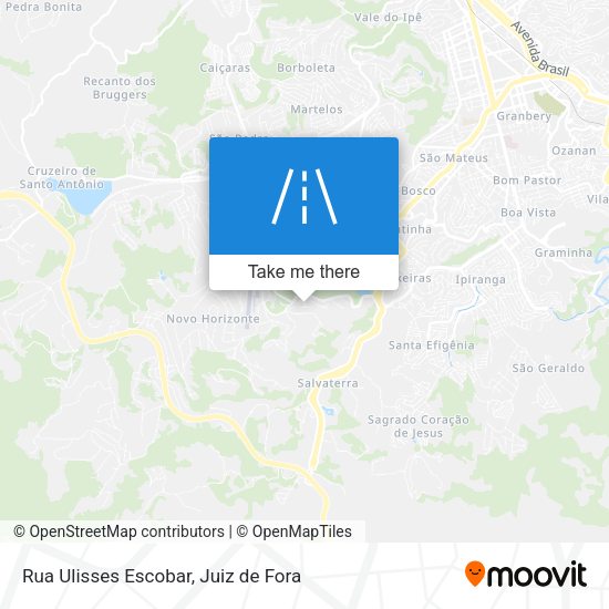 Rua Ulisses Escobar map