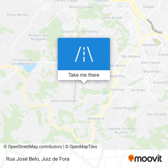 Rua José Belo map