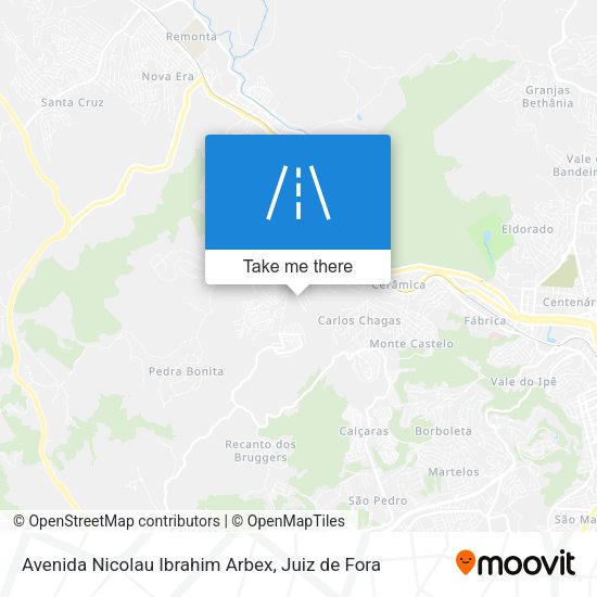 Avenida Nicolau Ibrahim Arbex map