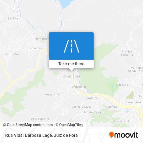 Rua Vidal Barbosa Lage map