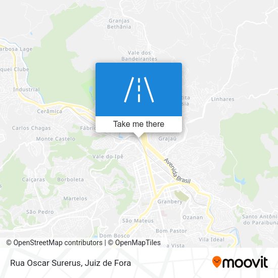 Rua Oscar Surerus map