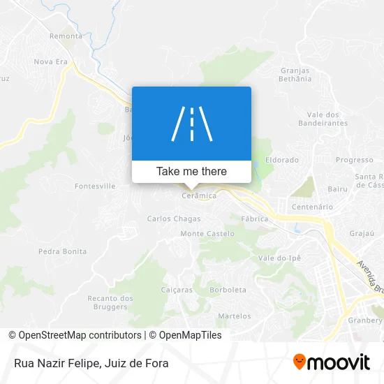 Rua Nazir Felipe map