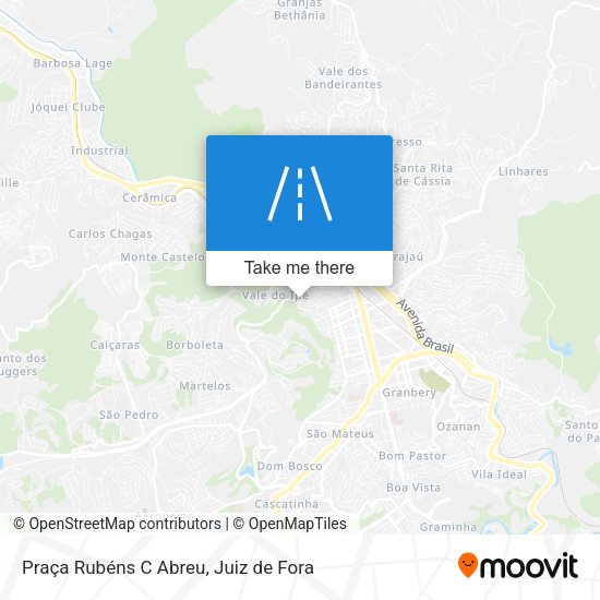 Praça Rubéns C Abreu map