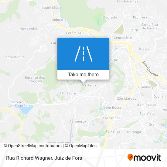 Rua Richard Wagner map