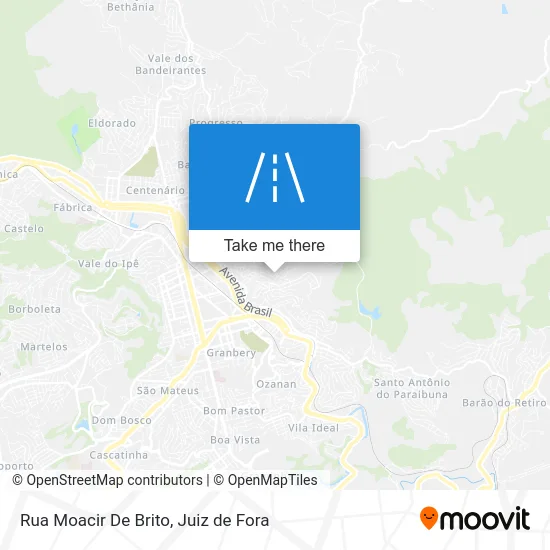 Rua Moacir De Brito map