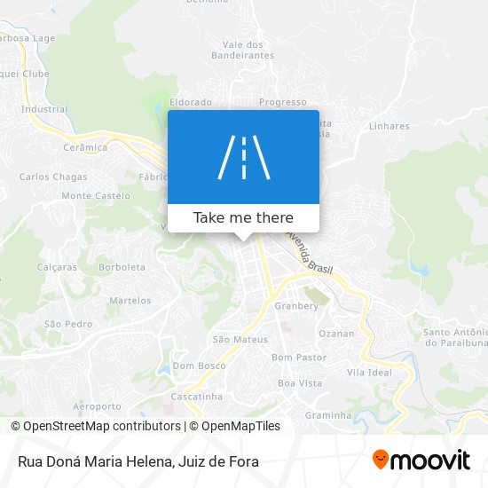 Mapa Rua Doná Maria Helena