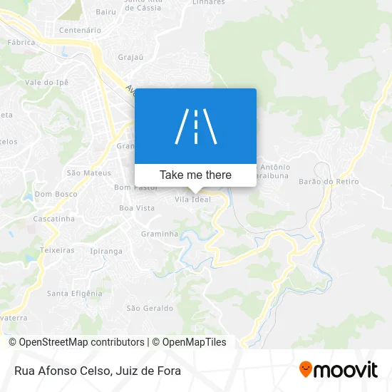 Rua Afonso Celso map