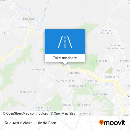 Rua Artur Vieira map