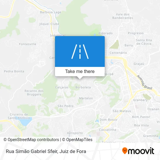 Rua Simão Gabriel Sfeir map