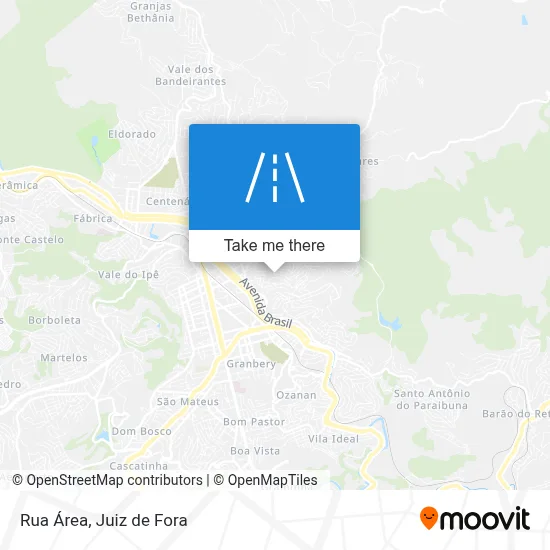 Rua Área map